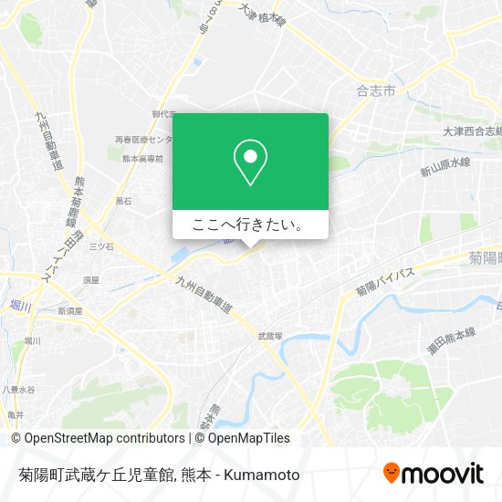 菊陽町武蔵ケ丘児童館地図