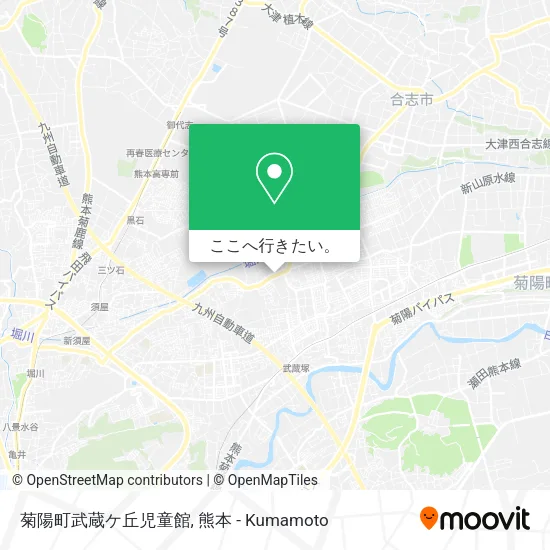 菊陽町武蔵ケ丘児童館地図