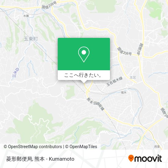 菱形郵便局地図