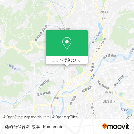 藤崎台保育園地図