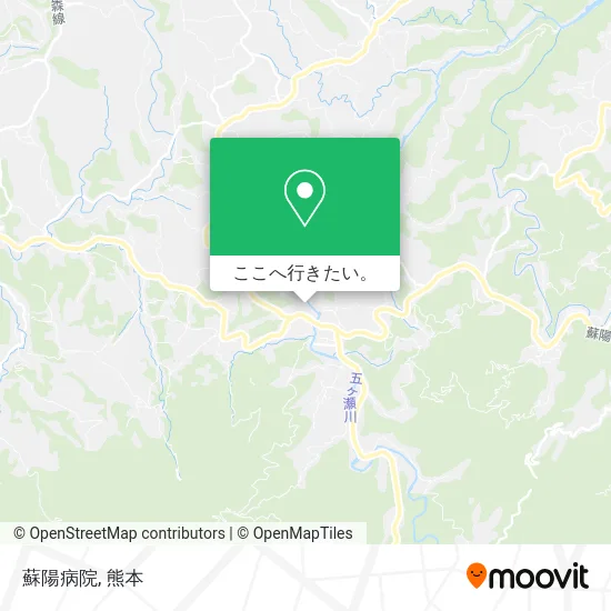 蘇陽病院地図