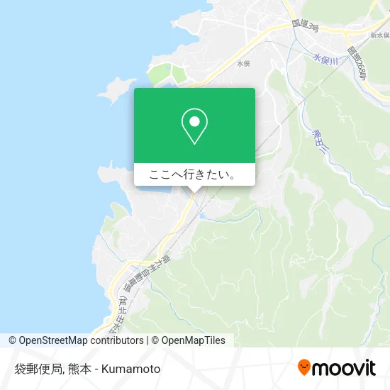 袋郵便局地図
