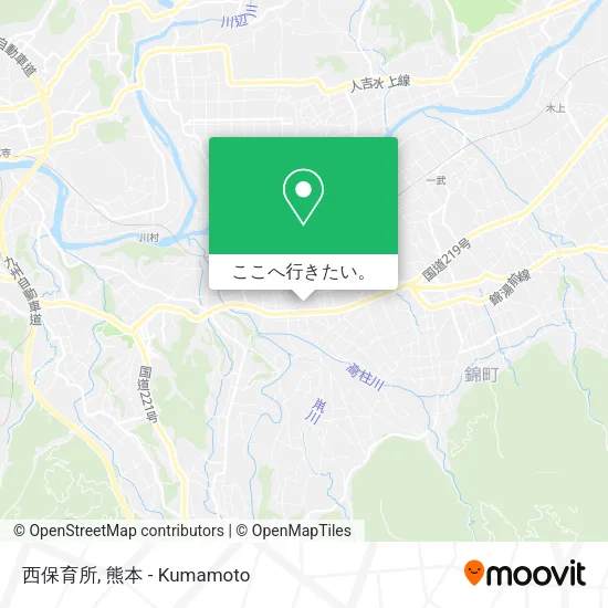 西保育所地図