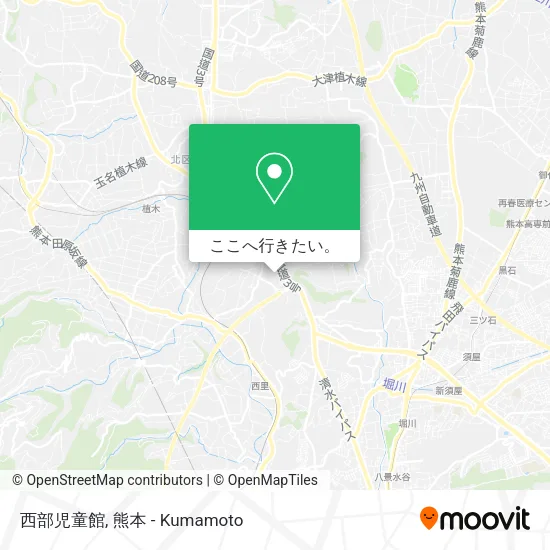 西部児童館地図