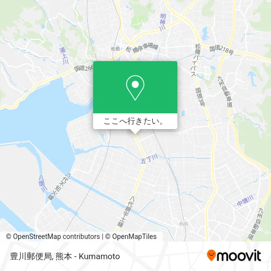 豊川郵便局地図
