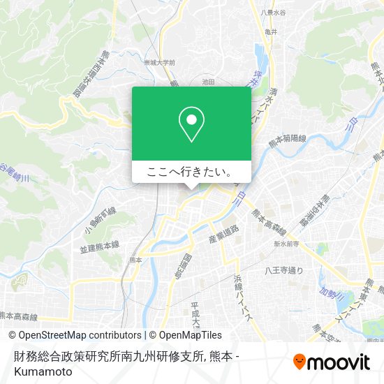 財務総合政策研究所南九州研修支所地図