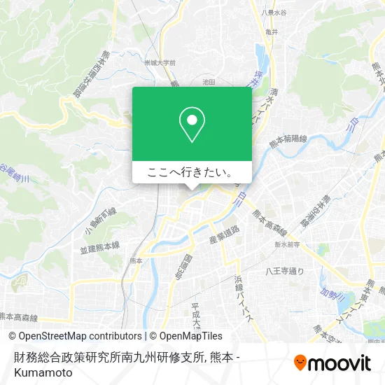 財務総合政策研究所南九州研修支所地図