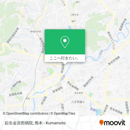 起生会吉田病院地図