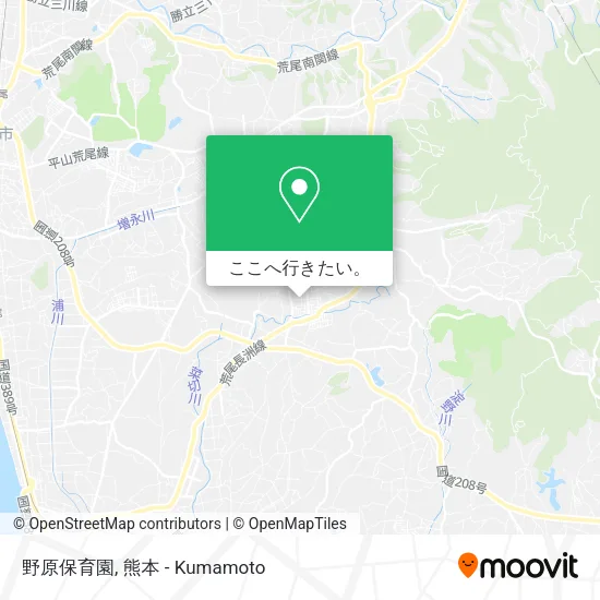 野原保育園地図