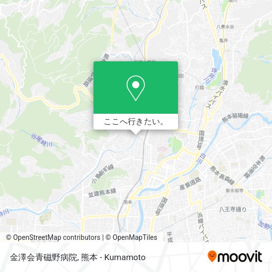 金澤会青磁野病院地図