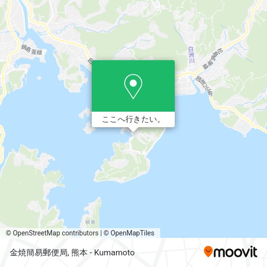 金焼簡易郵便局地図