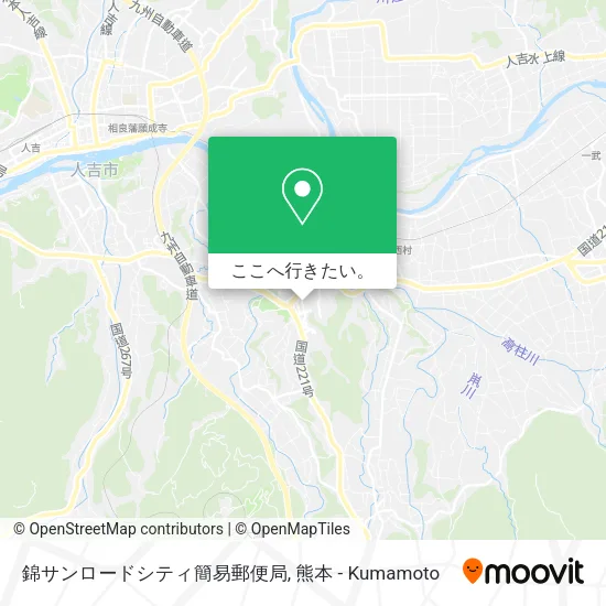 錦サンロードシティ簡易郵便局地図