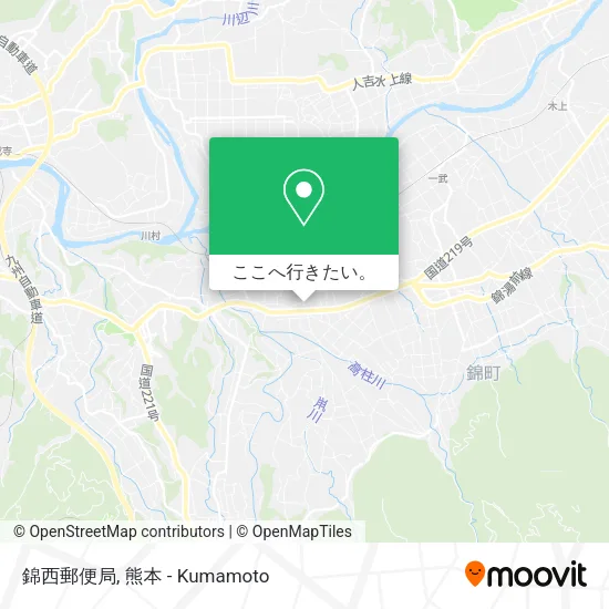 錦西郵便局地図