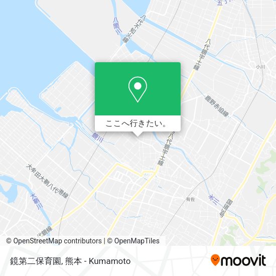 鏡第二保育園地図