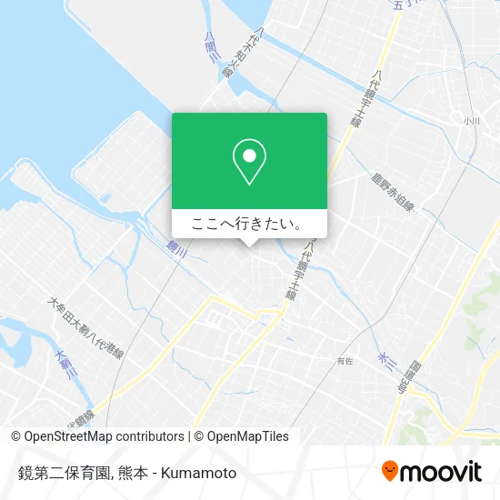 鏡第二保育園地図