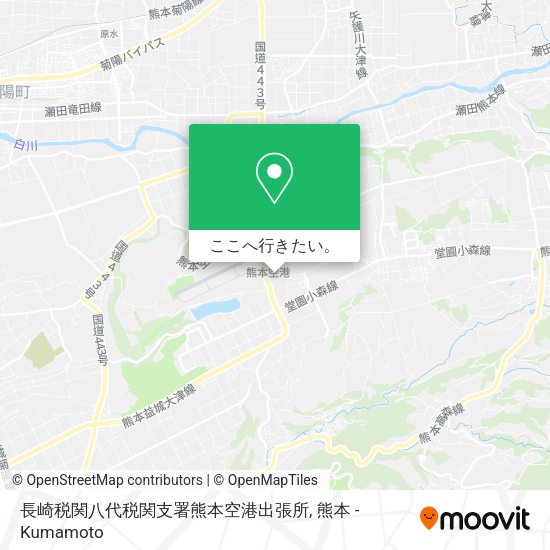 長崎税関八代税関支署熊本空港出張所地図