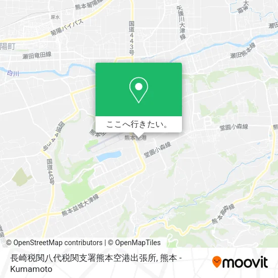 長崎税関八代税関支署熊本空港出張所地図