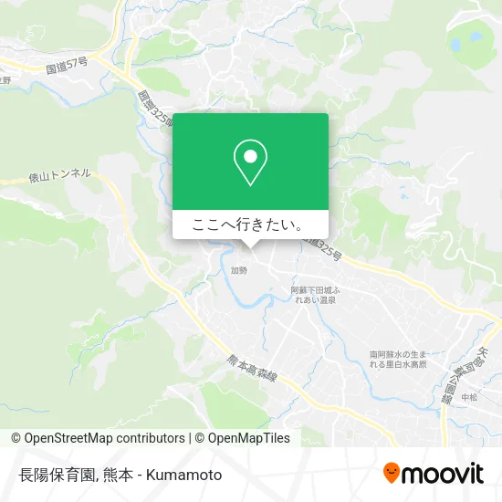 長陽保育園地図