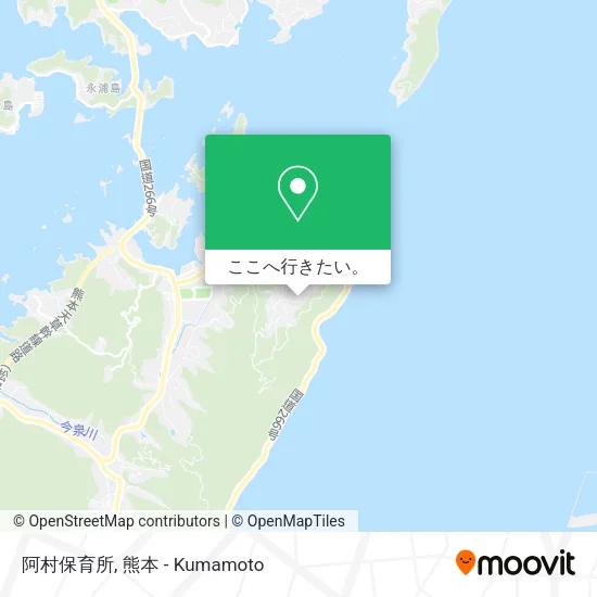 阿村保育所地図