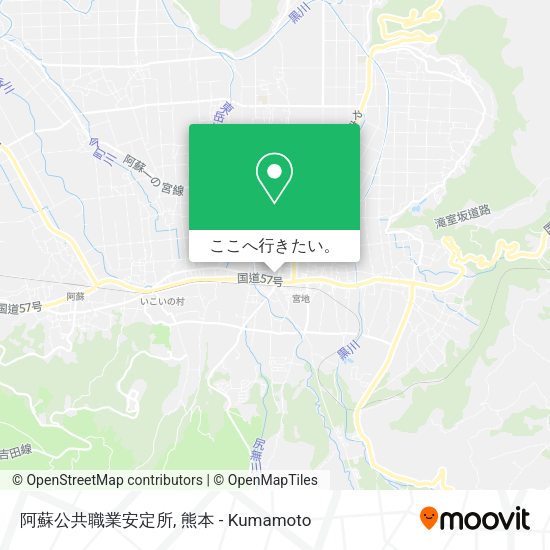 阿蘇公共職業安定所地図