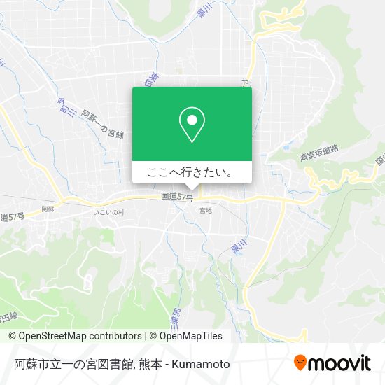 阿蘇市立一の宮図書館地図