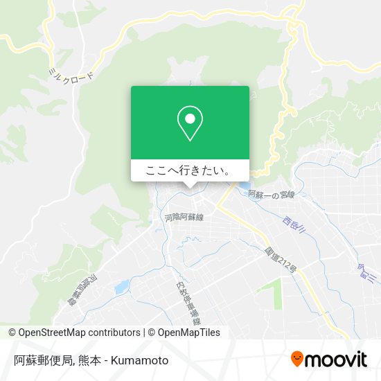 阿蘇郵便局地図
