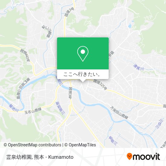 霊泉幼稚園地図