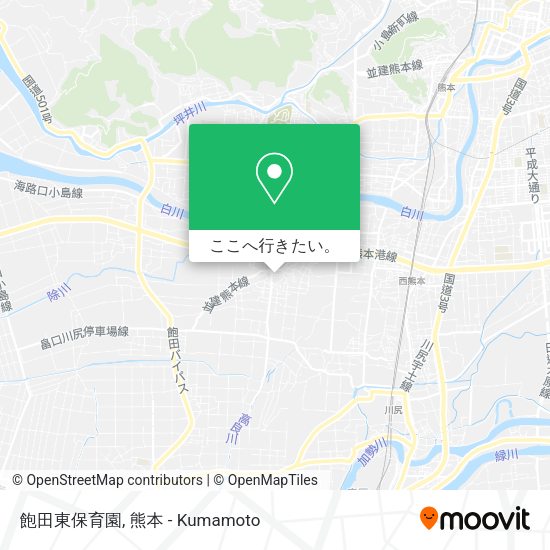 飽田東保育園地図