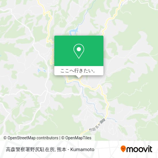 高森警察署野尻駐在所地図