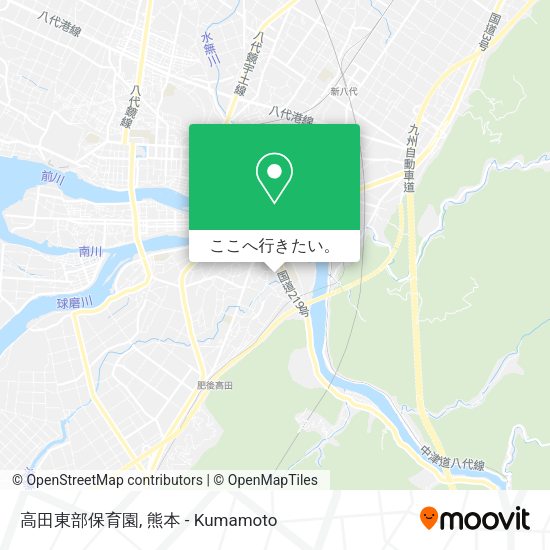 高田東部保育園地図