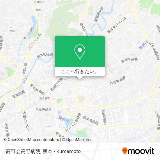 高野会高野病院地図