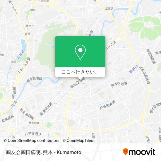鶴友会鶴田病院地図