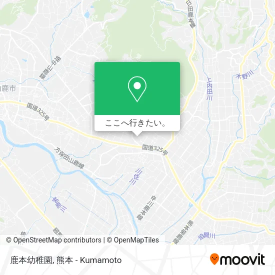 鹿本幼稚園地図