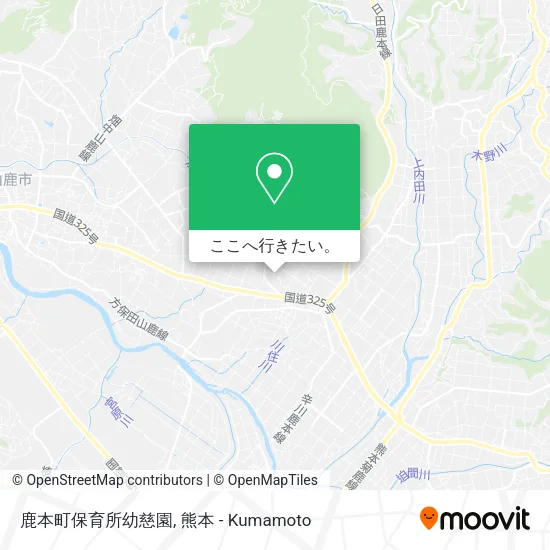 鹿本町保育所幼慈園地図