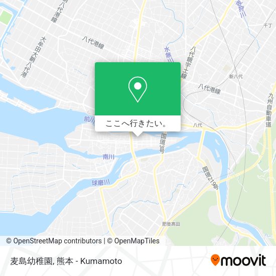 麦島幼稚園地図