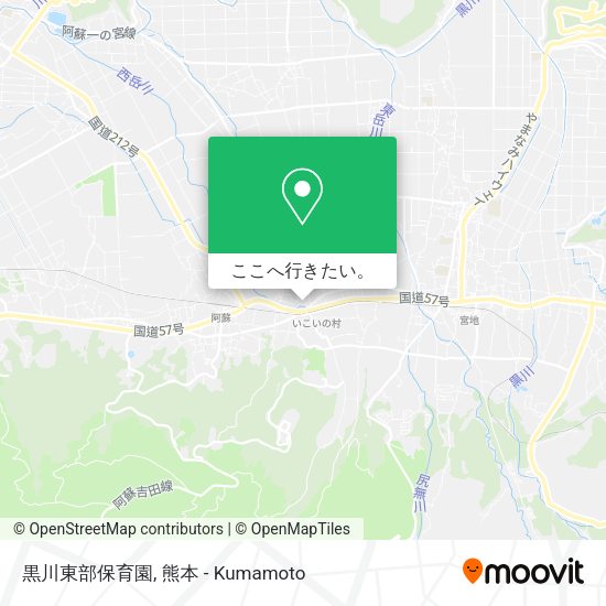 黒川東部保育園地図