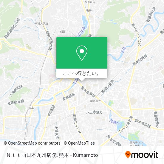 Ｎｔｔ西日本九州病院地図