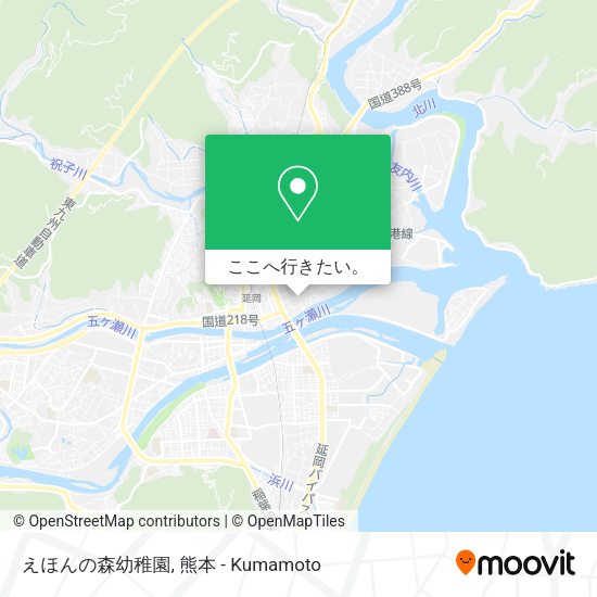 えほんの森幼稚園地図