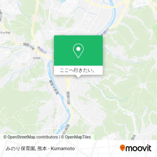 みのり保育園地図