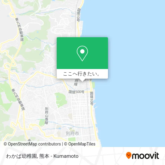 わかば幼稚園地図