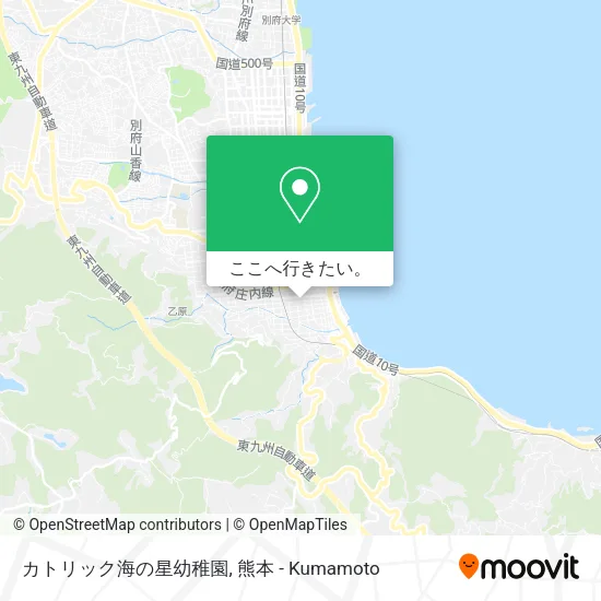 カトリック海の星幼稚園地図
