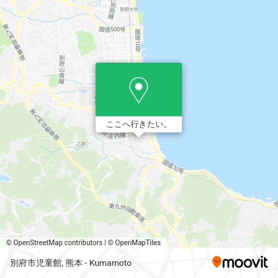 別府市児童館地図