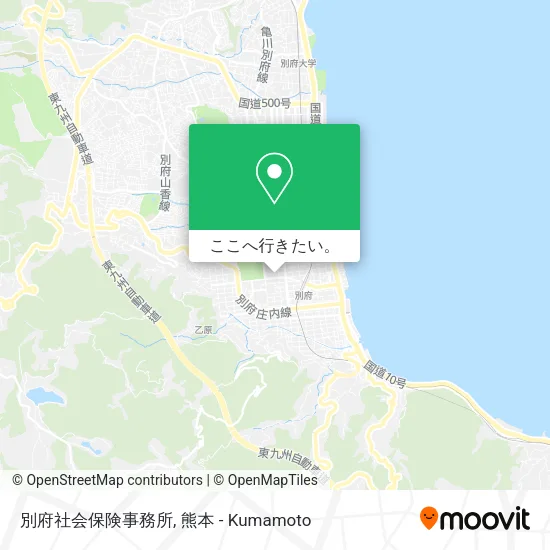 別府社会保険事務所地図