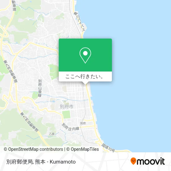 別府郵便局地図