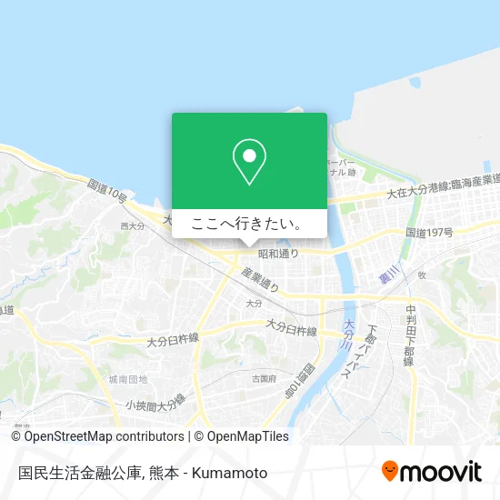 国民生活金融公庫地図