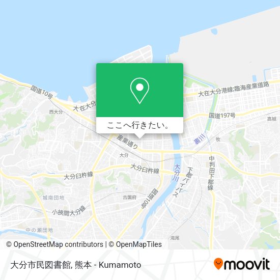 大分市民図書館地図