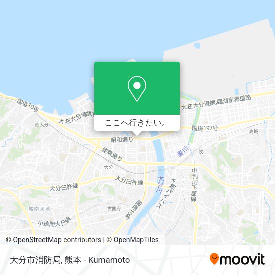 大分市消防局地図