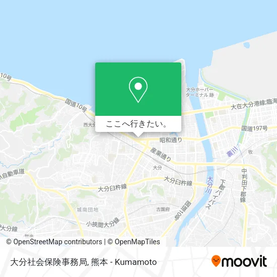 大分社会保険事務局地図