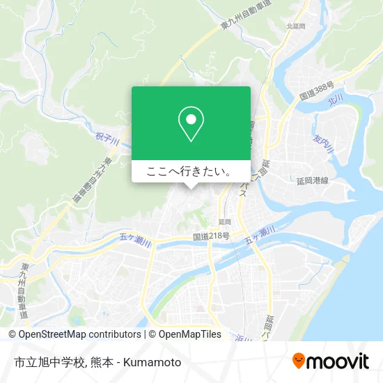市立旭中学校地図