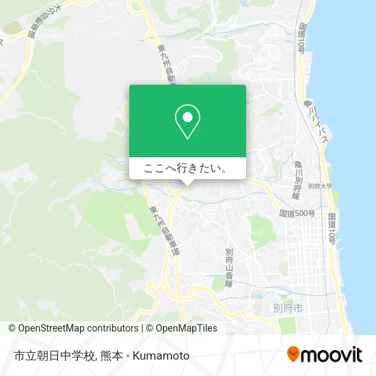 市立朝日中学校地図